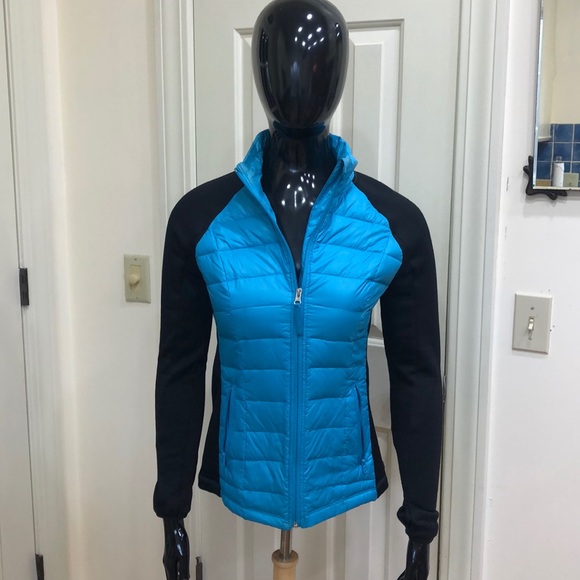 Calvin Klein Performance Jacket teal and black - Picture 2 of 6